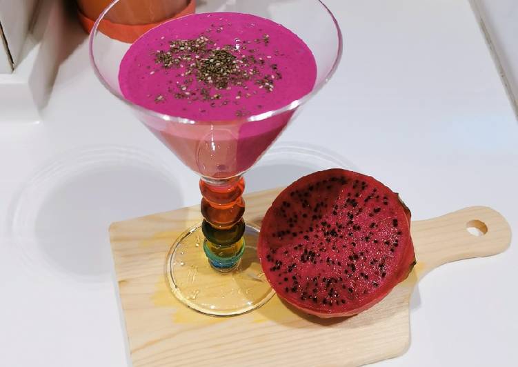 Resepi Dragon fruit smoothie yang Bergizi