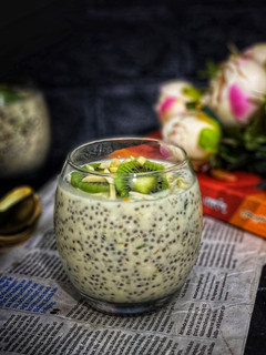صورة لوصفة بودينج الحليب ببذور الشيا