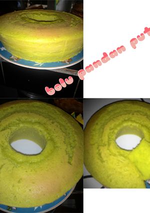 Foto resep bolu pandan (lembut, empuk, dan gurih)