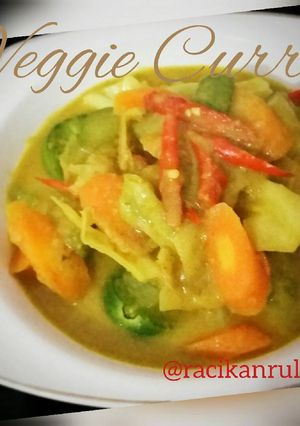 Foto resep Kari Sayur-Vegetable Curry (tanpa santan)