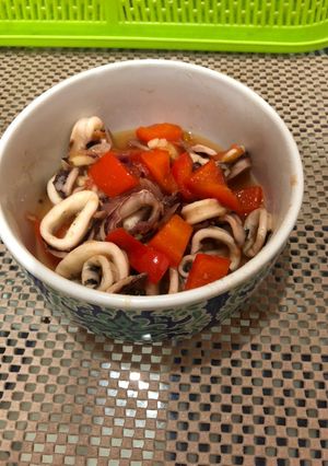 Foto resep Cumi paprika