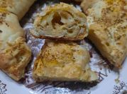 Una foto de rosca de hojaldre