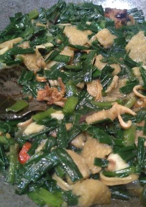 Foto resep Tumis daun bawang merah
