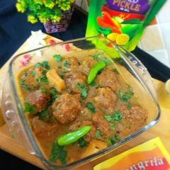 A picture of Achaari Daal Kofta.