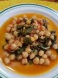 Garbanzos con acelgas