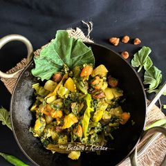 A picture of Lau Shak Chorchori.