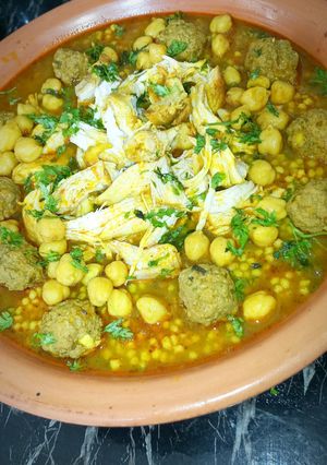 صورة لوصفة بركوكس🇩🇿 بليبولات الكفتة