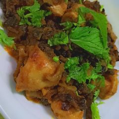 A picture of Chicken Karely my own recipe.