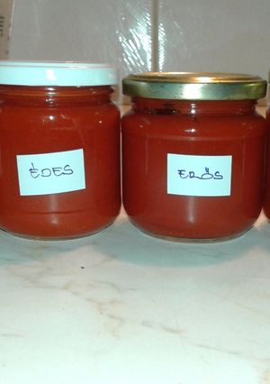 Erős/édes paprikakrém recept fotója