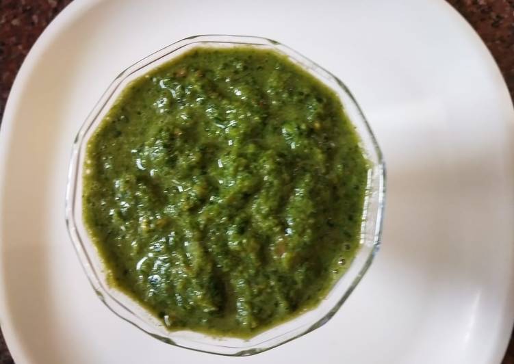 Recipe of Super Quick Homemade Green chutney