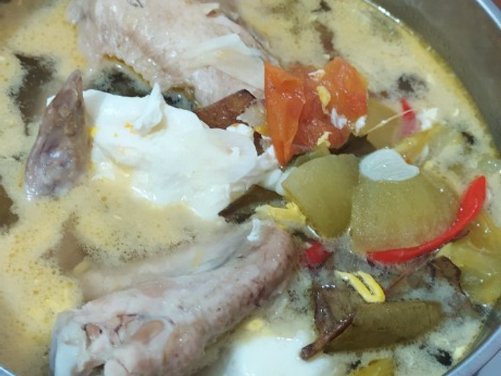 Resep Garang asem ayam tanpa belimbing wuluh yang Enak