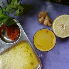 A picture of Lemon Rasam:.