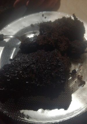Una foto de Postre de chocolate en microondas