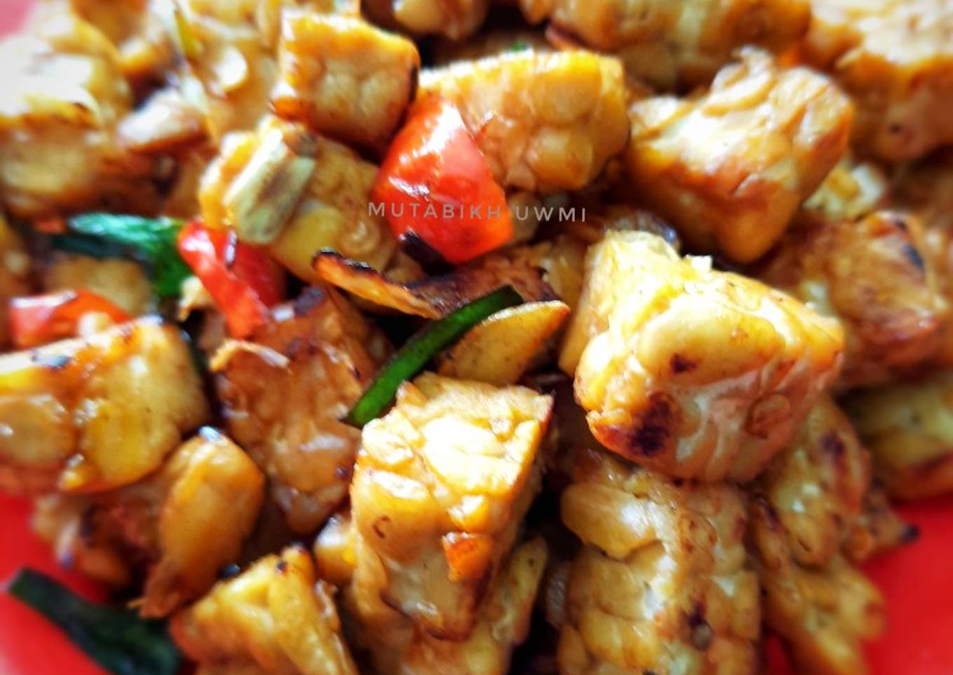 Tempe Orek tanpa minyak (to DIET)