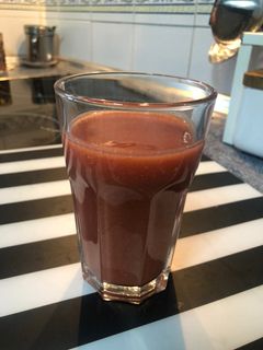 Una foto de Gazpacho en robot de cocina Chefbot Touch