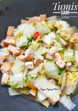 Foto resep Tumis Sawi Tahu