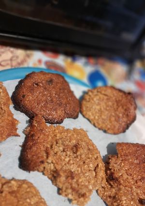 Una foto de Galletas de avena manjar plátano