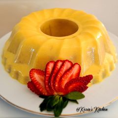 A picture of Manggo Coconut Puding.