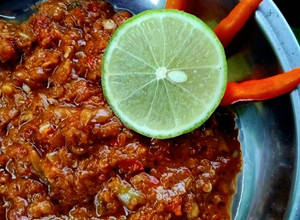 Foto resep Sambal dengkek nipis khas betawi