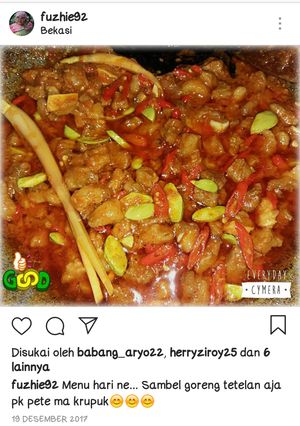 Foto resep Sambal goreng pete tetelan