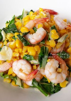 Foto resep Tumis Udang Pokcoy