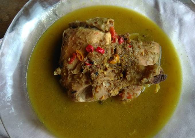 Resep Ayam Betutu bumbu base genep Bali Anti Gagal