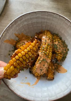 A picture of Delicious spicy corn bites 🌽.