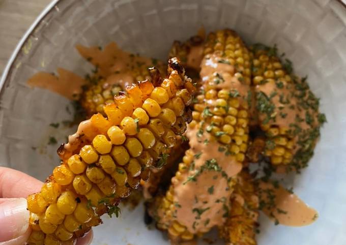 Delicious spicy corn bites 🌽