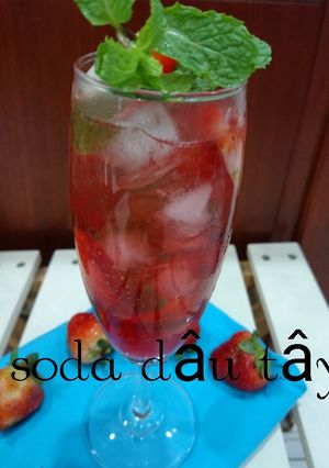Hình của món Soda dâu tây.