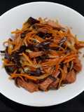 Tumis daging ham maling (luncheon meat pork) - non halal