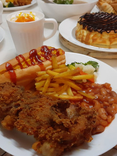 Gambar Chicken Chop dengan black pepper sauce