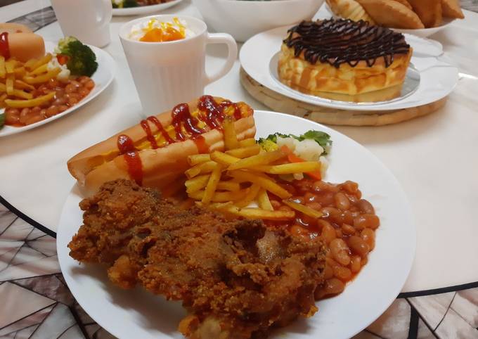 Resipi Chicken Chop Dengan Black Pepper Sauce Oleh Cg Zila Zoom Cookpad