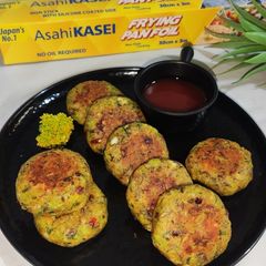 A picture of Zero oil Broccoli Kabab.