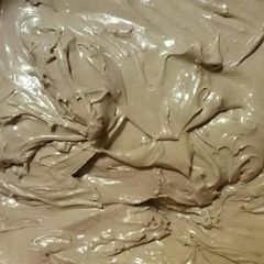 A picture of chocolate ice cream .
