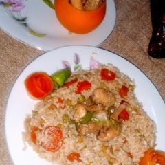 A picture of Vegetables fried rice.