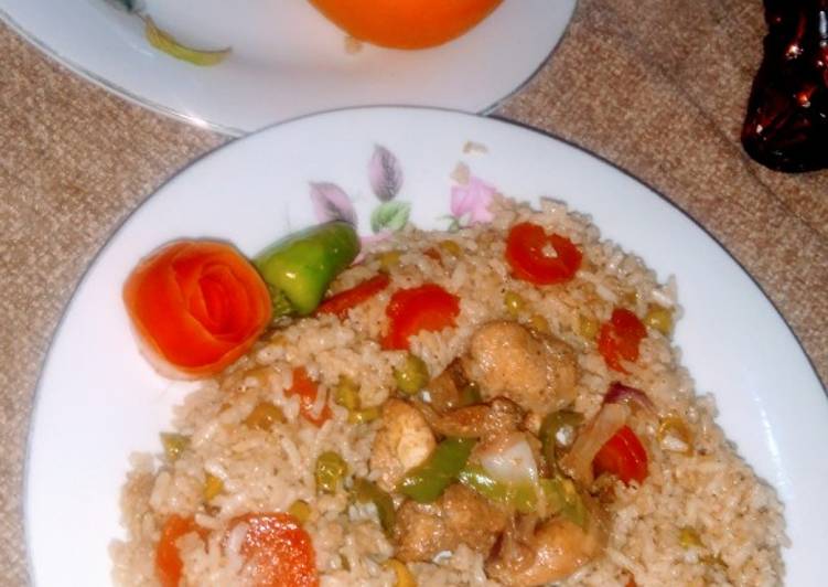 Recipe of Award-winning Vegetables fried rice