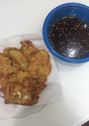 Foto resep Bakwan sayur cocolan bumbu Rujak