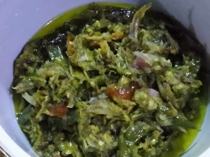 Resep Sambal Cabe Hijau Keriting Ala RM Padang By zahara Anti Gagal