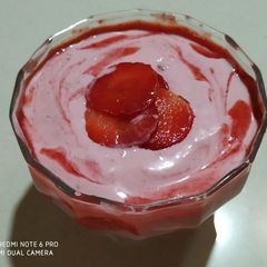 Strawberry🍓🍓 Shrikhand A picture of Strawberry🍓🍓 Shrikhand.