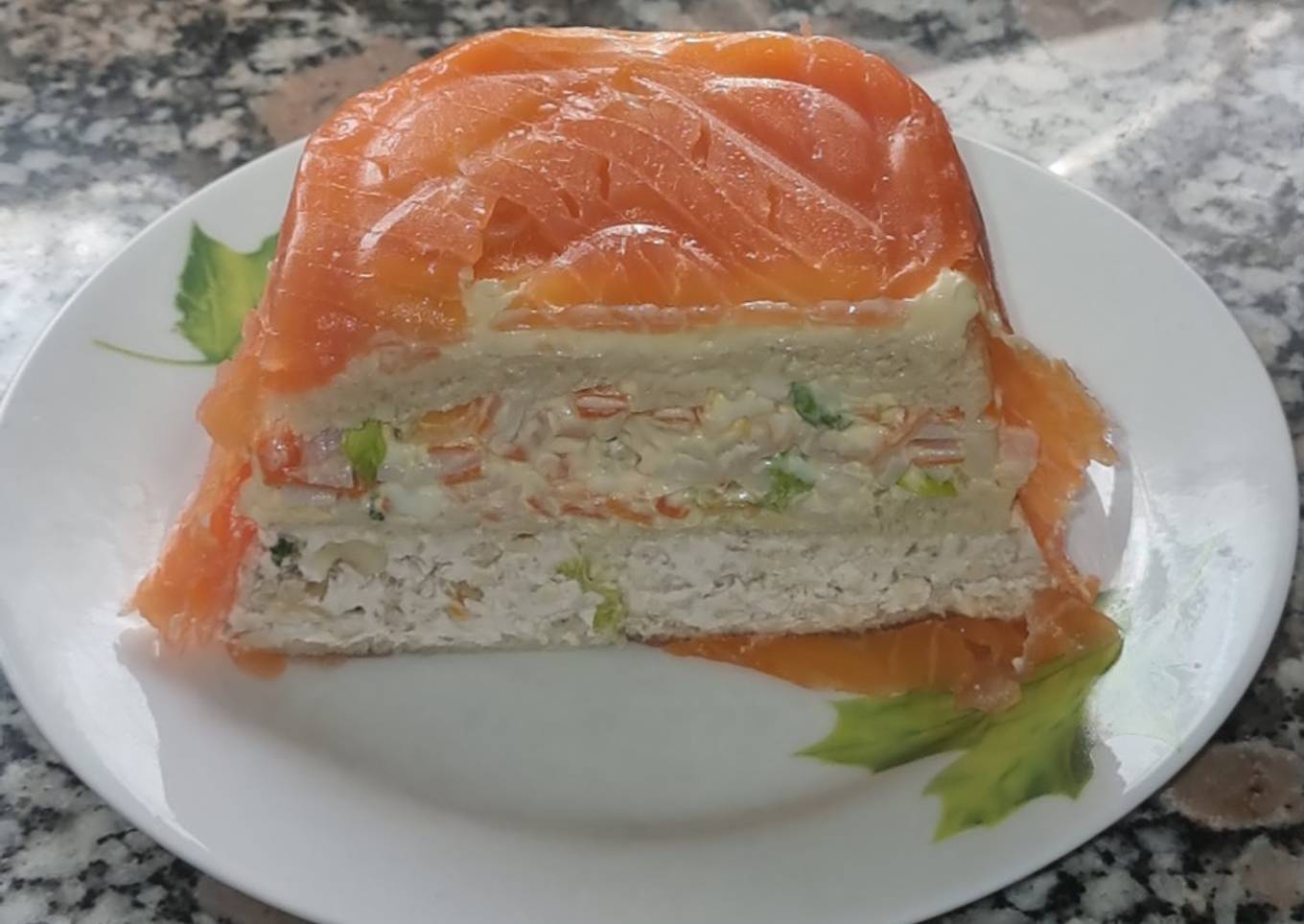 Pastel de salmón