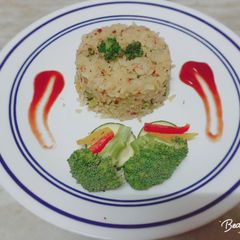 A picture of Italian Poha.