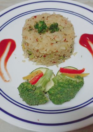 A picture of Italian Poha.