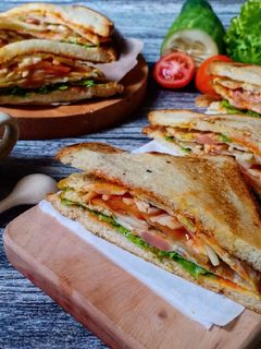 Foto resep Sandwich Telur Dadar