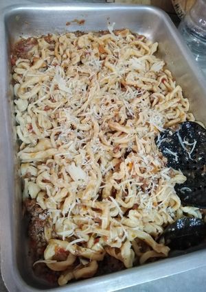 Una foto de Tallarines caseros