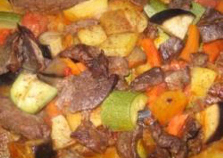 Step-by-Step Guide to Make Quick Vegetables and meat casserole - sayniyet khodra w lahmeh