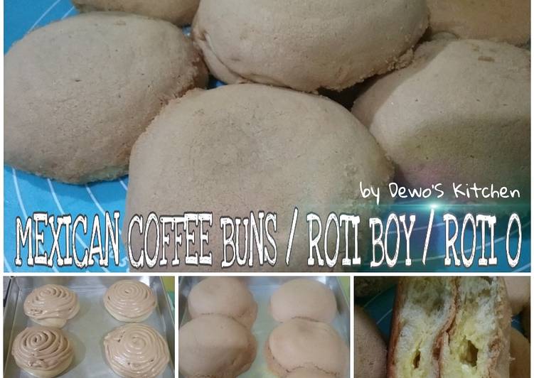 Mexican Coffee Buns / Roti Boy / Roti O
