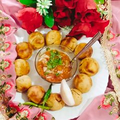 A picture of Bihari Litti chokha 😋👌Litti chokha 😋.