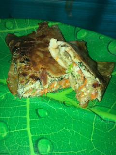 A picture of Egg paratha.