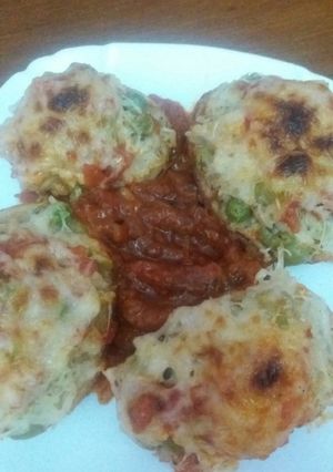صورة لوصفة قوالب البطاطا محشية بروز