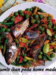 Foto resep Tumis ikan asin peda
